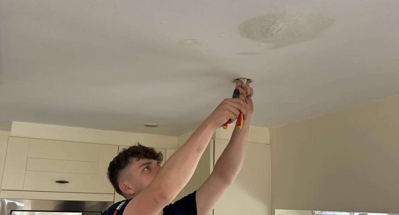 Downlight Installation in Colyton by Tyne Electrical Services