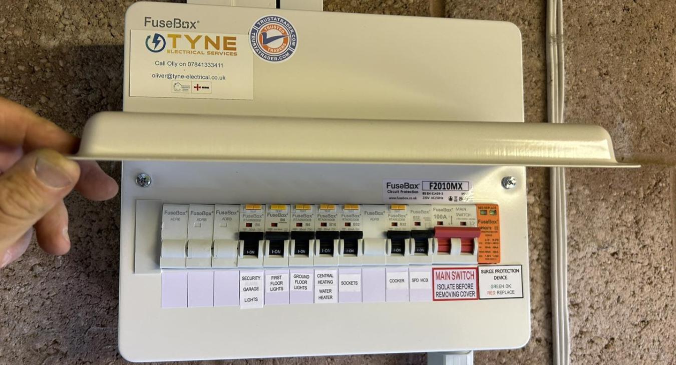 Tyne Electrical Services - Consumer unit replacement in seaton