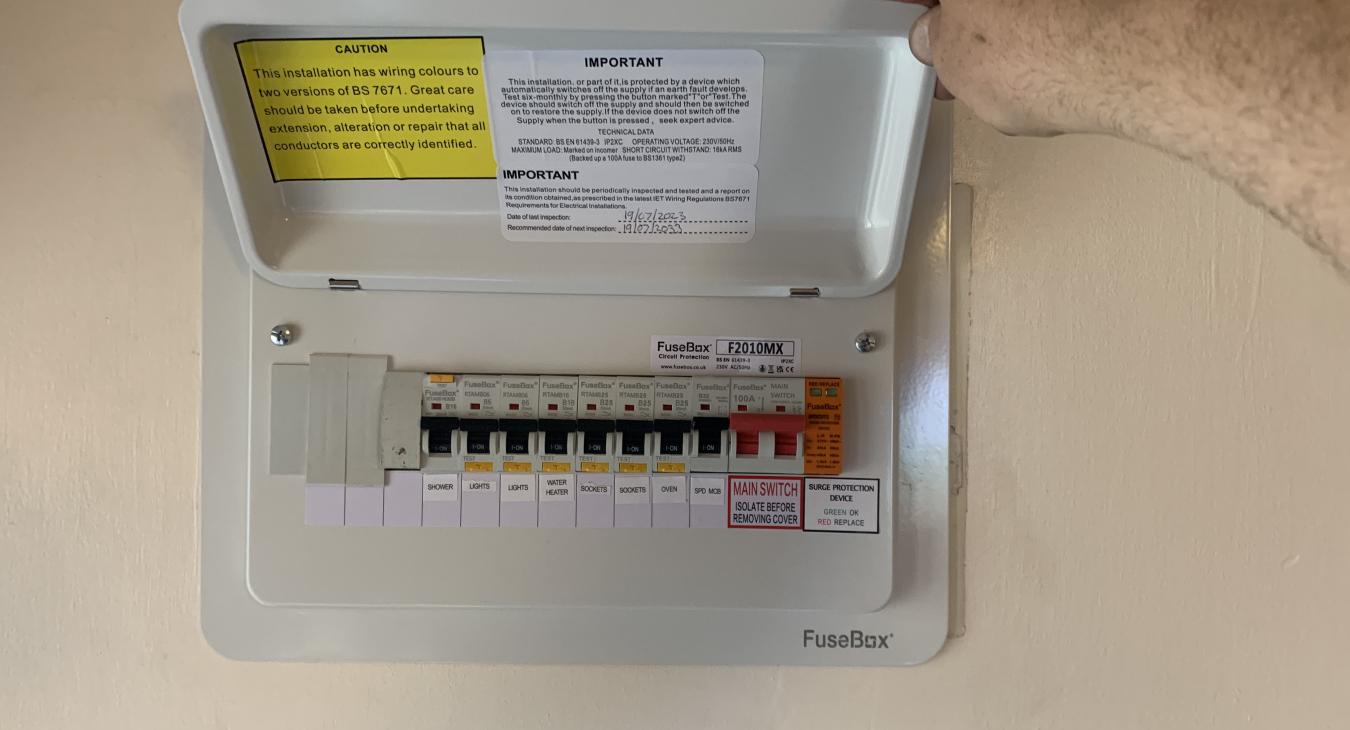 Fuseboard Upgrades in Axminster area